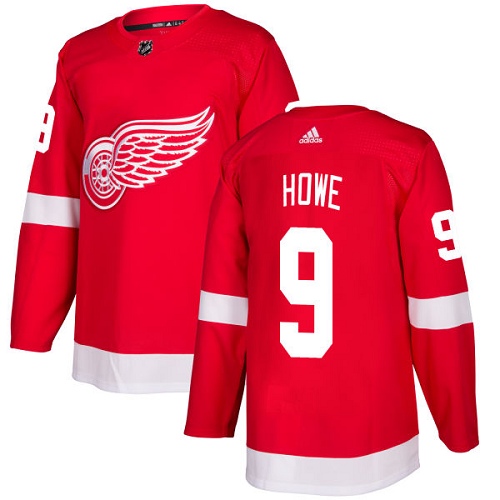 Adidas Red Wings #9 Gordie Howe Red Home Authentic Stitched Youth NHL Jersey Adidas Red Wings #9 Gordie Howe Red Home Authentic Stitched Youth NHL Jersey