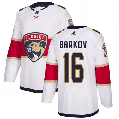 Adidas Panthers #16 Aleksander Barkov White Road Authentic Stitched Youth NHL Jersey Adidas Panthers #16 Aleksander Barkov White Road Authentic Stitched Youth NHL Jersey