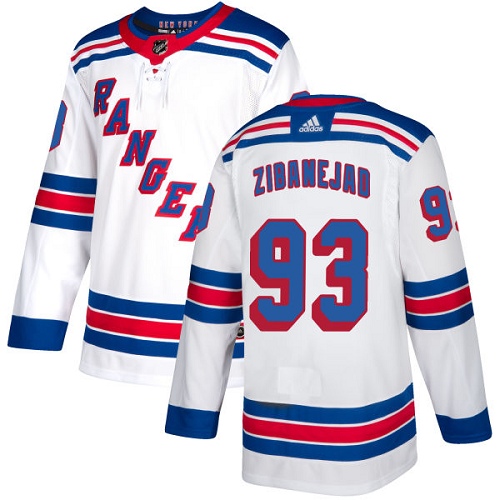Adidas Rangers #93 Mika Zibanejad White Road Authentic Stitched Youth NHL Jersey Adidas Rangers #93 Mika Zibanejad White Road Authentic Stitched Youth NHL Jersey