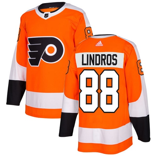 Adidas Flyers #88 Eric Lindros Orange Home Authentic Stitched Youth NHL Jersey Adidas Flyers #88 Eric Lindros Orange Home Authentic Stitched Youth NHL Jersey
