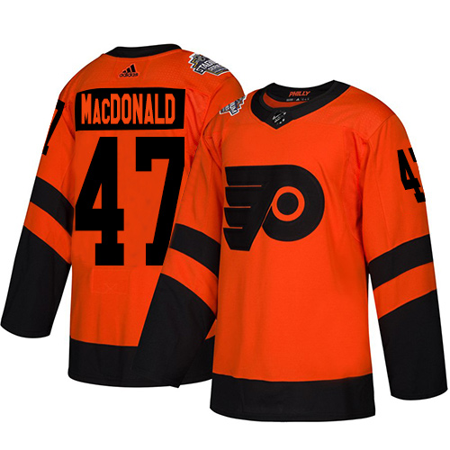 Adidas Flyers #47 Andrew MacDonald Orange Authentic 2019 Stadium Series Stitched Youth NHL Jersey Adidas Flyers #47 Andrew MacDonald Orange Authentic 2019 Stadium Series Stitched Youth NHL Jersey