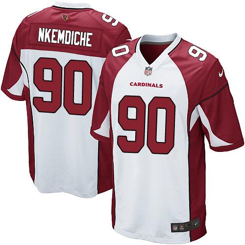 Nike Cardinals #90 Robert Nkemdiche White Alternate Youth Stitched NFL Elite Jersey