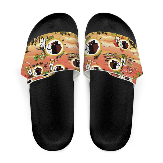 Men's Washington Commanders Beach Adjustable Slides Non-Slip Slippers/Sandals/Shoes 001
