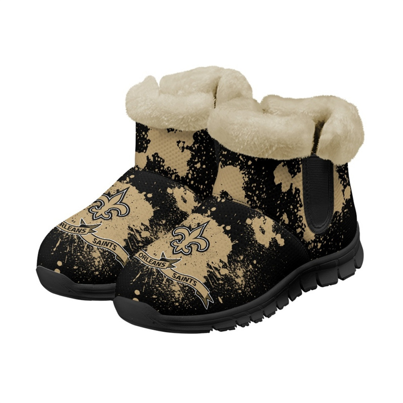 Women's New Orleans Saints 2024 Snow Boots/Shoes 001(Pls check description for details)