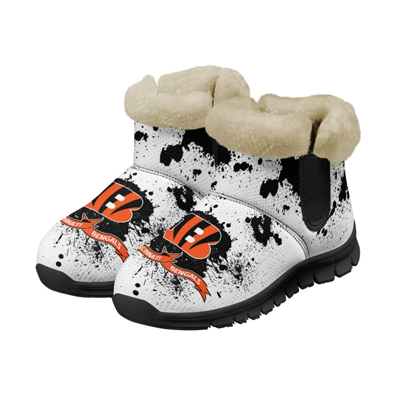 Women's Cincinnati Bengals 2024 Snow Boots/Shoes 001(Pls check description for details)