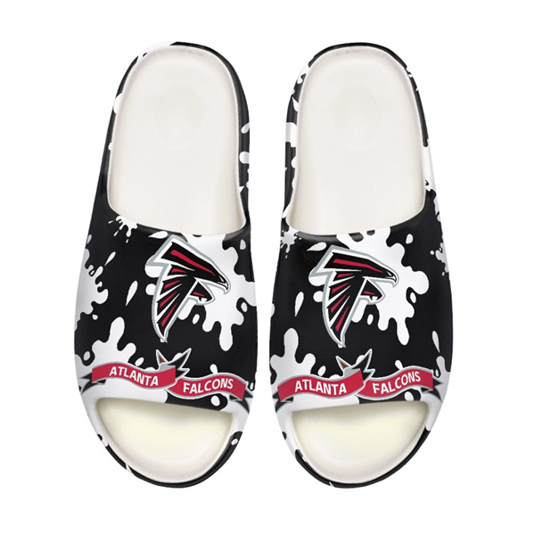 Men's Atlanta Falcons Yeezy Slippers/Shoes 001 Men's Atlanta Falcons Yeezy Slippers/Shoes 001
