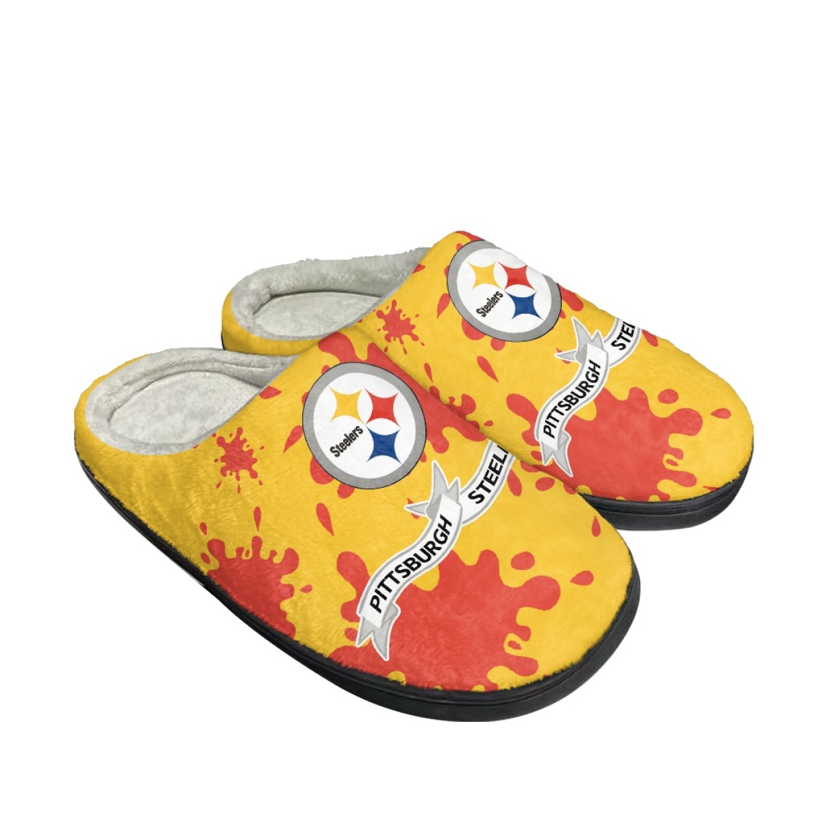 Men's Pittsburgh Steelers Slippers/Shoes 006 Men's Pittsburgh Steelers Slippers/Shoes 006