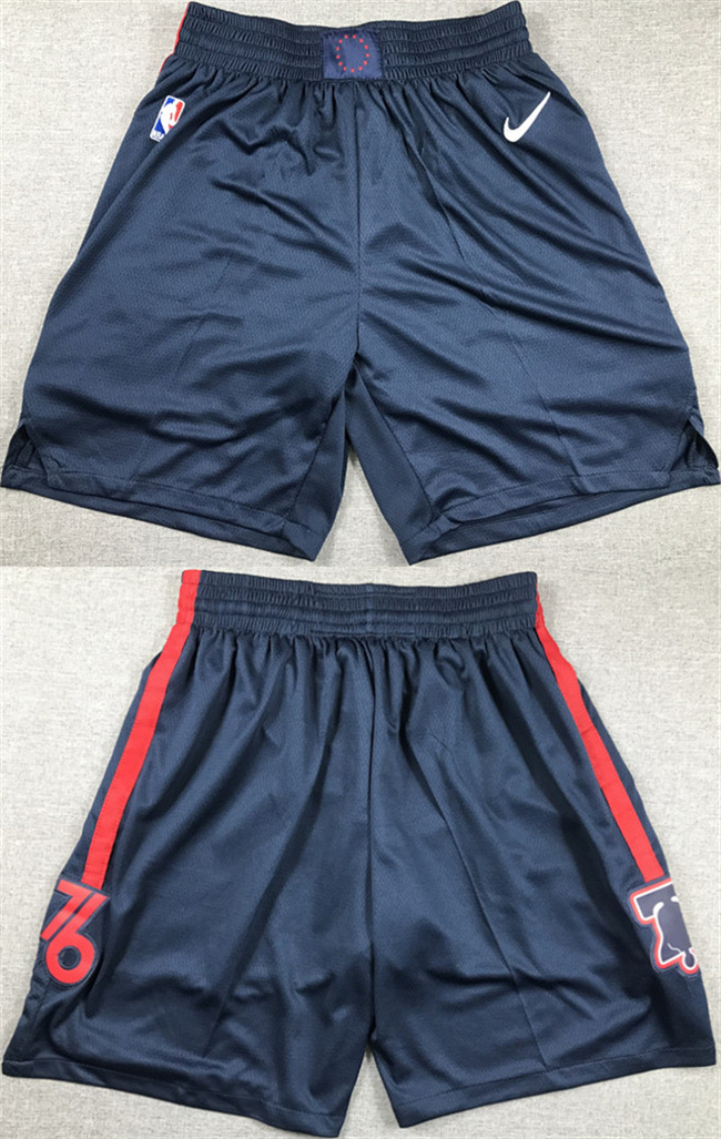 Men's Philadelphia 76ers Navy Shorts (Run Small) Men's Philadelphia 76ers Navy Shorts (Run Small)