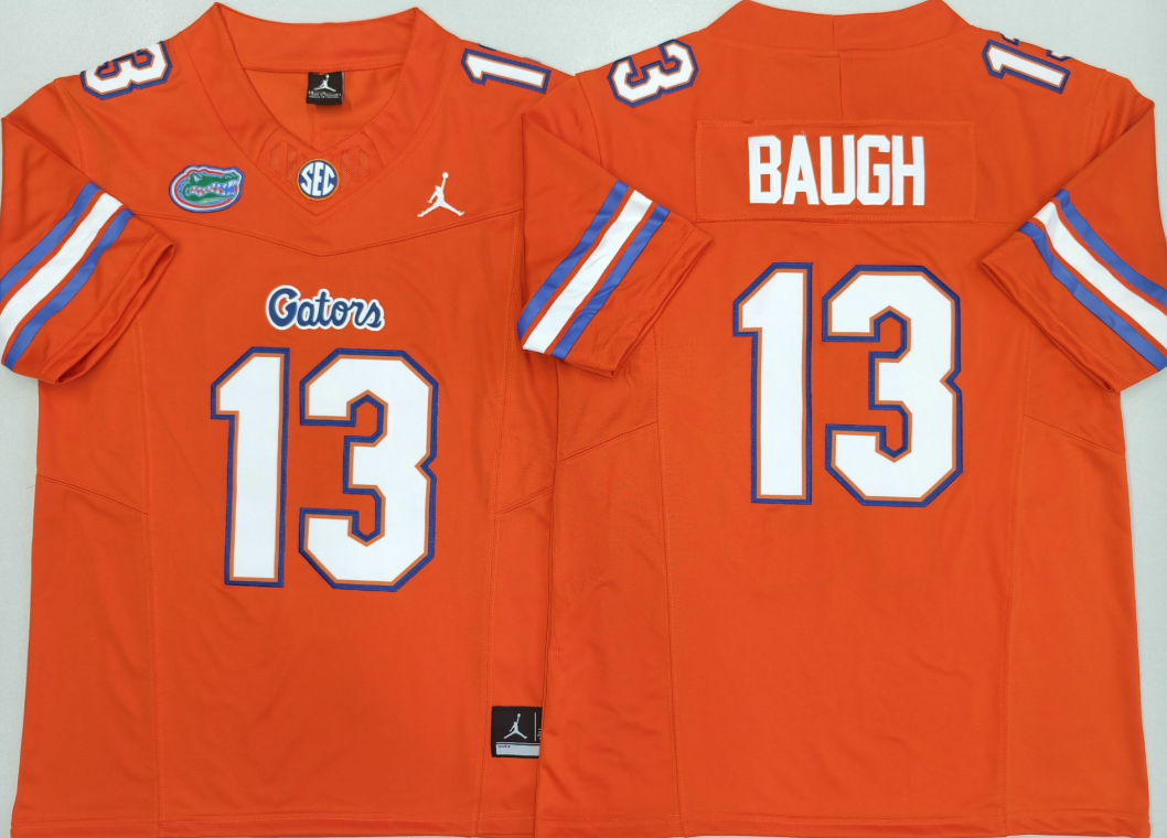 Men's Florida Gators #13 Jadan Baugh Orange 2026 F.U.S.E. Stitched Jersey