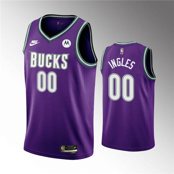 Men's Milwaukee Bucks Active Player Custom 2022/23 Purple Classic Edition Swingman Stitched Basketball Jersey Men's Milwaukee Bucks Active Player Custom 2022/23 Purple Classic Edition Swingman Stitched Basketball Jersey