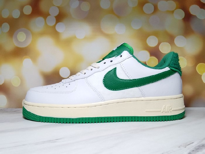Men's Air Force 1 Low White/Green Shoes 0212 Men's Air Force 1 Low White/Green Shoes 0212