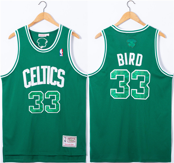 Men's Boston Celtics #33 Larry Bird Green Throwback basketball Jersey Men's Boston Celtics #33 Larry Bird Green Throwback basketball Jersey