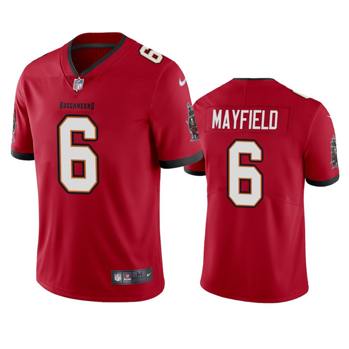 Youth Tampa Bay Buccaneers #6 Baker Mayfield Red Vapor Untouchable Limited Stitched Jersey Youth Tampa Bay Buccaneers #6 Baker Mayfield Red Vapor Untouchable Limited Stitched Jersey