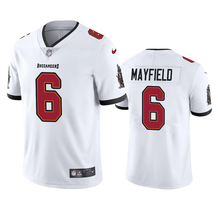 Youth Tampa Bay Buccaneers #6 Baker Mayfield White Vapor Untouchable Limited Stitched Jersey Youth Tampa Bay Buccaneers #6 Baker Mayfield White Vapor Untouchable Limited Stitched Jersey