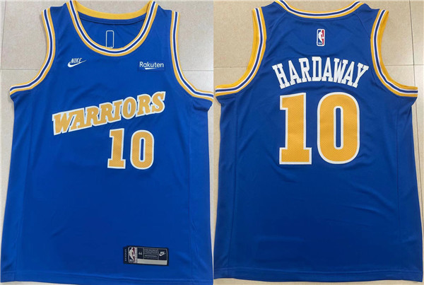 Men's Golden State Warriors #10 Tim Hardaway Royal Stitched Jersey Men's Golden State Warriors #10 Tim Hardaway Royal Stitched Jersey