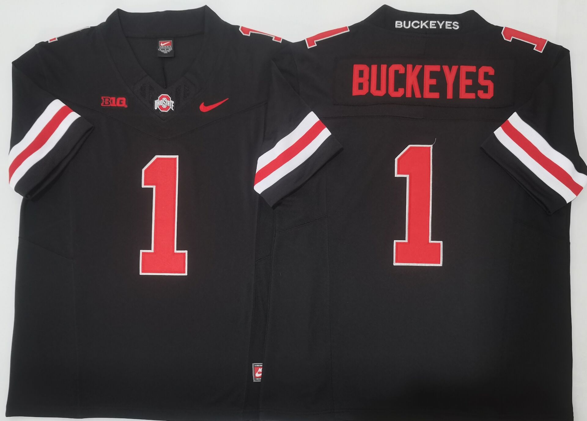 Men's Ohio State Buckeyes #1 Buckeyes Black 2025 F.U.S.E. Limited Stitched Jersey Men's Ohio State Buckeyes #1 Buckeyes Black 2025 F.U.S.E. Limited Stitched Jersey
