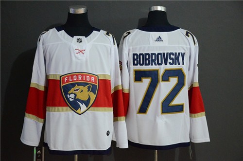 Men's White Florida Panthers #72 Sergei Bobrovsky Stitched NHL Jersey Men's White Florida Panthers #72 Sergei Bobrovsky Stitched NHL Jersey