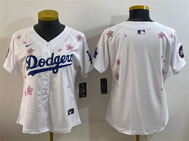 Youth Los Angeles Dodgers Blank White 2025 Tokyo Series Limited Stitched Baseball Jersey Youth Los Angeles Dodgers Blank White 2025 Tokyo Series Limited Stitched Baseball Jersey