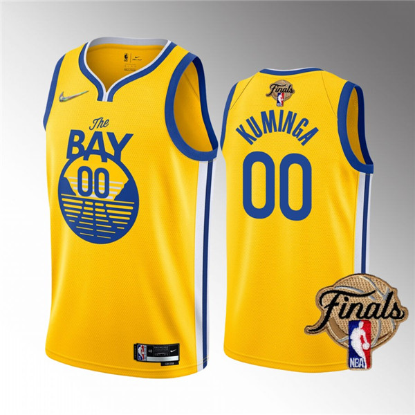 Men's Golden State Warriors Active Player Custom 2022 Yellow NBA Finals Stitched Jersey Men's Golden State Warriors Active Player Custom 2022 Yellow NBA Finals Stitched Jersey