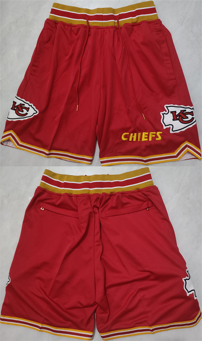 Men's Kansas City Chiefs Red Shorts (Run Small) Men's Kansas City Chiefs Red Shorts (Run Small)
