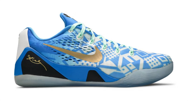 Men's Running Weapon Kobe 9 EM Low Hyper Cobalt Shoes 075 Men's Running Weapon Kobe 9 EM Low Hyper Cobalt Shoes 075
