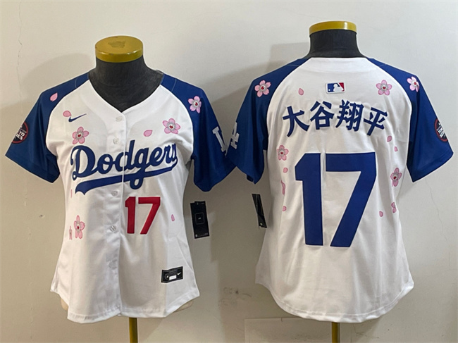 Youth Los Angeles Dodgers #17 大谷翔平 White/Royal 2025 Tokyo Series Limited Stitched Baseball Jersey Youth Los Angeles Dodgers #17 大谷翔平 White/Royal 2025 Tokyo Series Limited Stitched Baseball Jersey