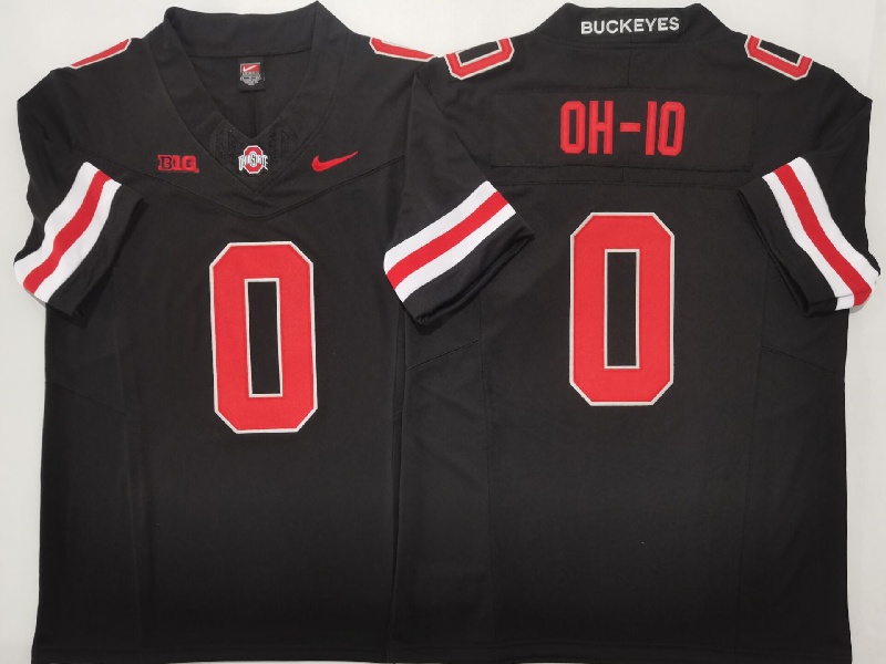 Men's Ohio State Buckeyes #0 OH-IO Black F.U.S.E. Limited Stitched Jersey Men's Ohio State Buckeyes #0 OH-IO Black F.U.S.E. Limited Stitched Jersey