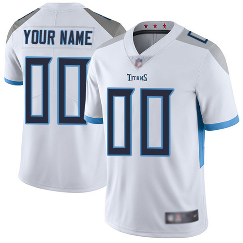 Youth Tennessee Titans White ACTIVE PLAYER Custom Stitched Jersey Youth Tennessee Titans White ACTIVE PLAYER Custom Stitched Jersey