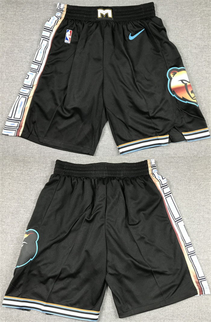 Men's Memphis Grizzlies Black Shorts (Run Small) Men's Memphis Grizzlies Black Shorts (Run Small)
