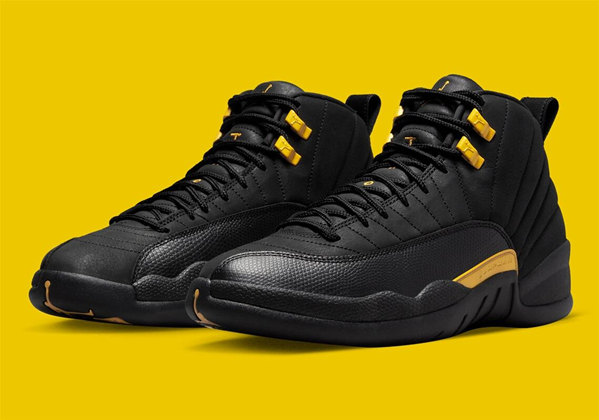 Men's Running Weapon Air Jordan 12 'Black/Taxi' Shoes 039 Men's Running Weapon Air Jordan 12 'Black/Taxi' Shoes 039