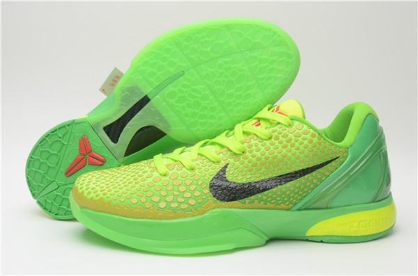 Men's Running Weapon Kobe 6 'Grinch' Green Shoes 060 Men's Running Weapon Kobe 6 'Grinch' Green Shoes 060