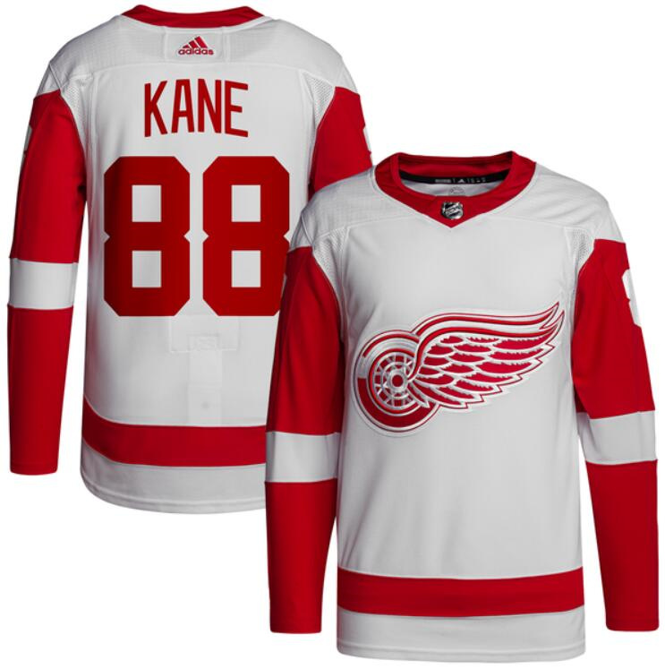 Men's Detroit Red Wings #88 Patrick Kane White Stitched Jersey Men's Detroit Red Wings #88 Patrick Kane White Stitched Jersey
