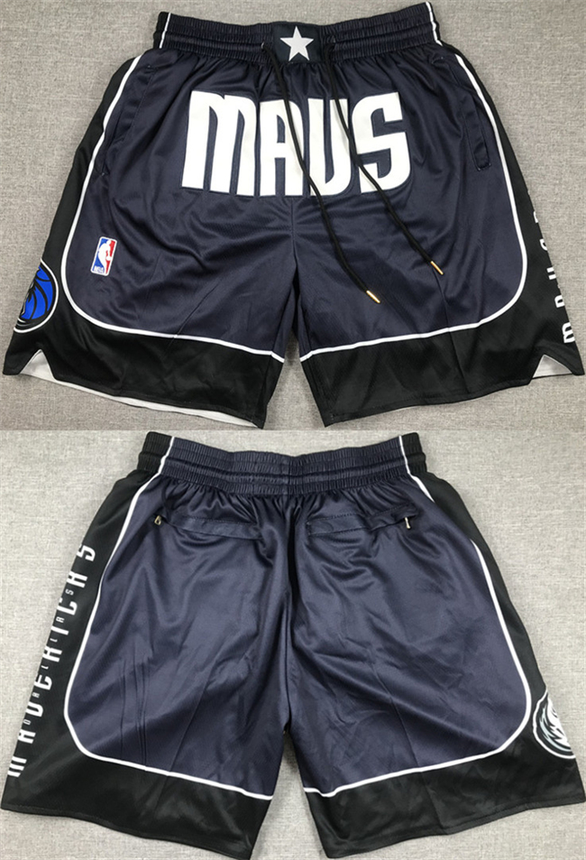 Men's Dallas Mavericks Navy Shorts (Run Small) Men's Dallas Mavericks Navy Shorts (Run Small)