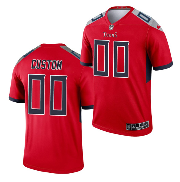 Toddlers Tennessee Titans ACTIVE PLAYER Custom Red Inverted Legend Stitched Football Jersey
