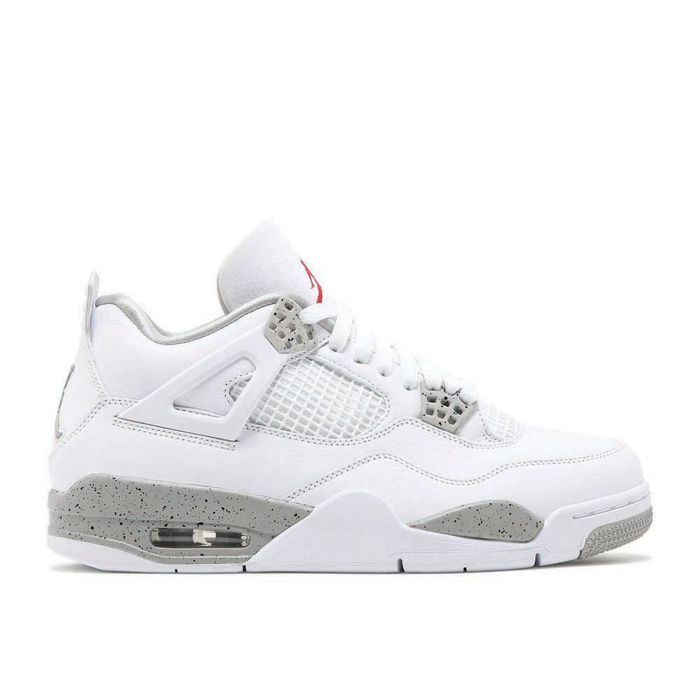 Men's Air Jordan 4 Retro White Oreo Iconic Style Footwear Men's Air Jordan 4 Retro White Oreo Iconic Style Footwear
