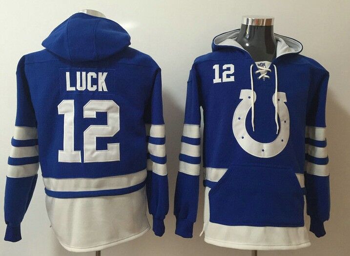 Men's Indianapolis Colts Active Player Custom Blue Must-Have Lace-Up Pullover Hoodie Men's Indianapolis Colts Active Player Custom Blue Must-Have Lace-Up Pullover Hoodie