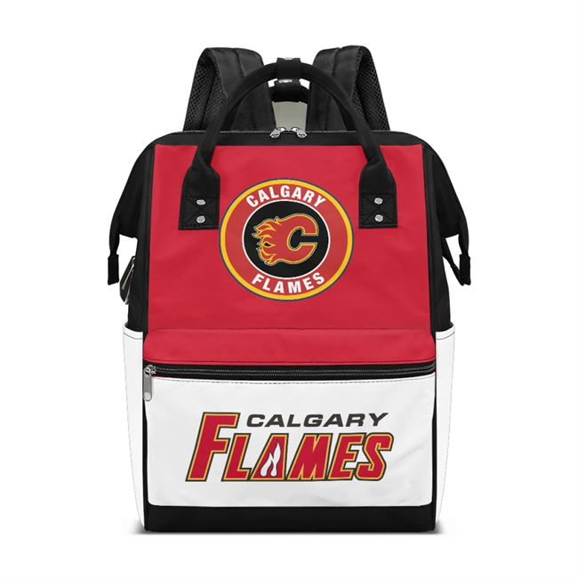 Calgary Flames 2026 Diaper Bag/Backpack(Pls Check Description For Details) Calgary Flames 2026 Diaper Bag/Backpack(Pls Check Description For Details)